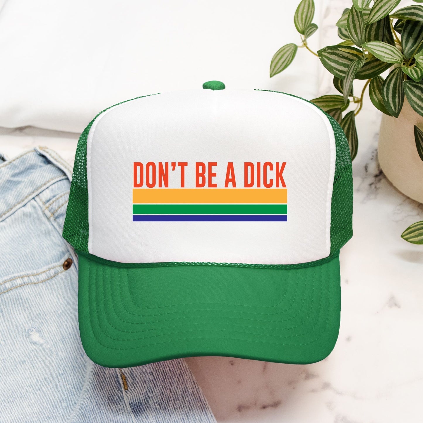 Don't Be A Dick - retro trucker hat
