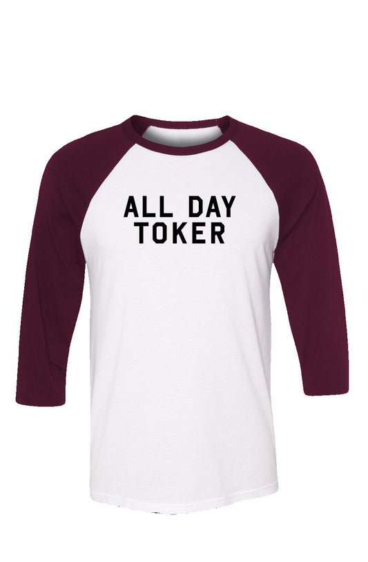 All Day Toker - baseball tee