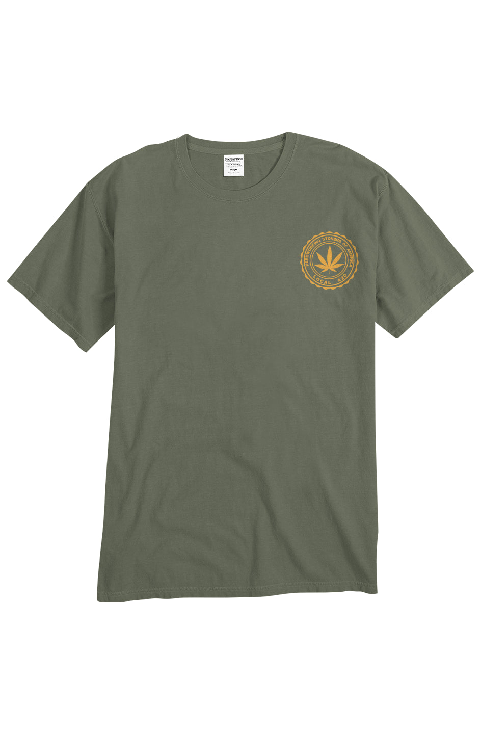 Hardworking Stoners of America Local 420 tag line - unisex tee