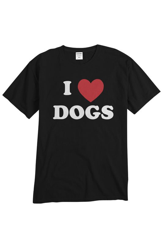 I Love Dogs - unisex tee