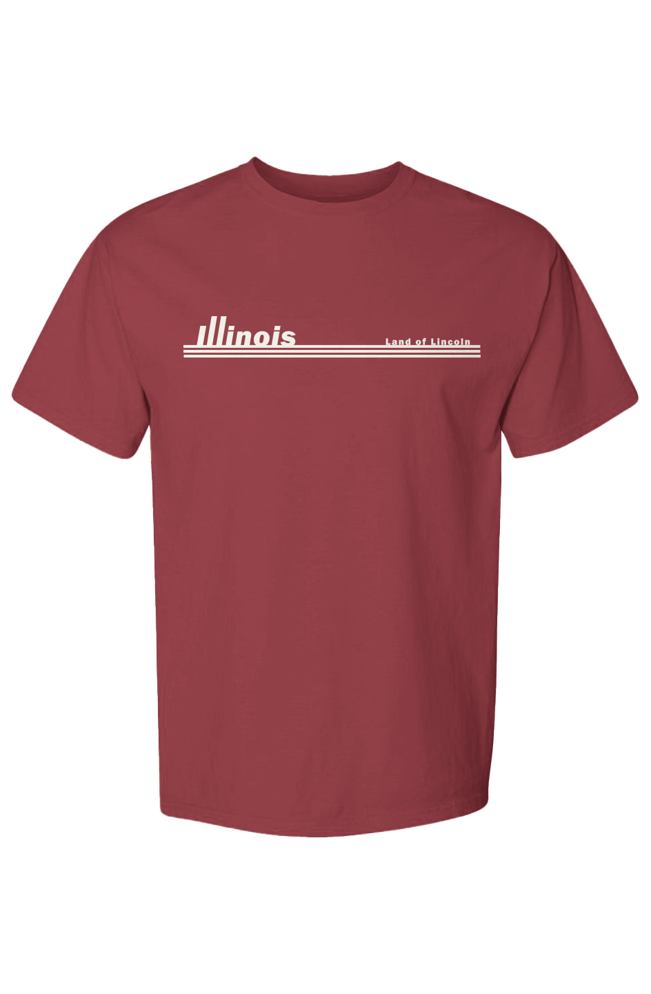 Retro Illinois License Plate - unisex tee