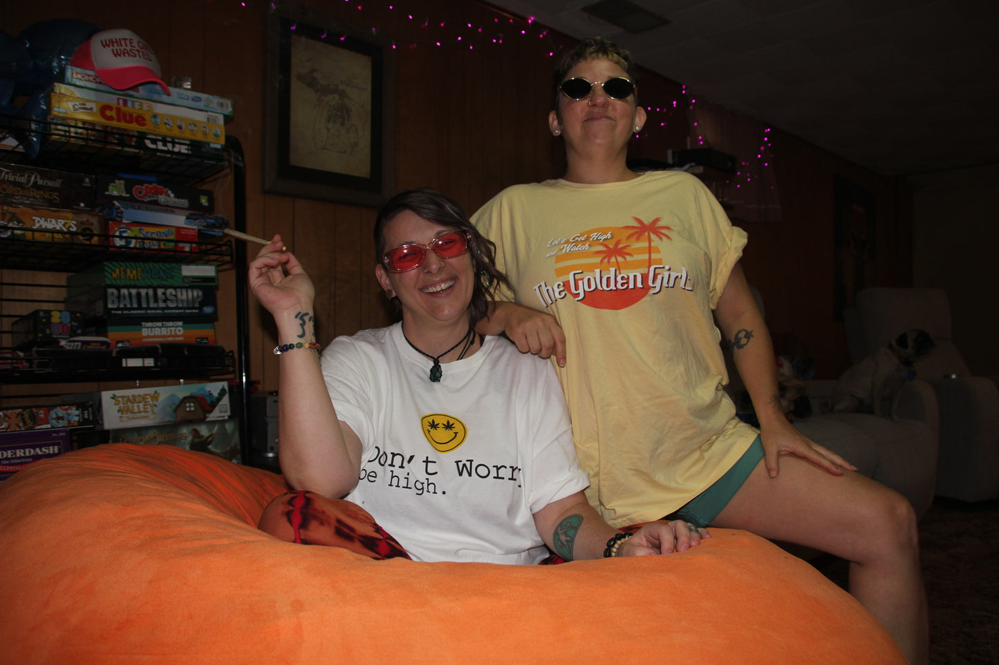 Don't Worry, Be High - unisex tee
