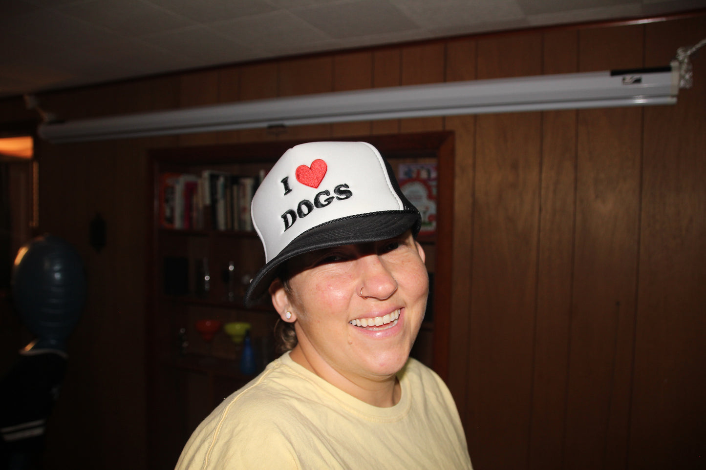 I Love Dogs - retro trucker hat