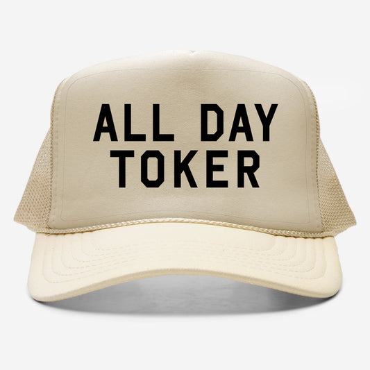 All Day Toker - trucker hat (black)
