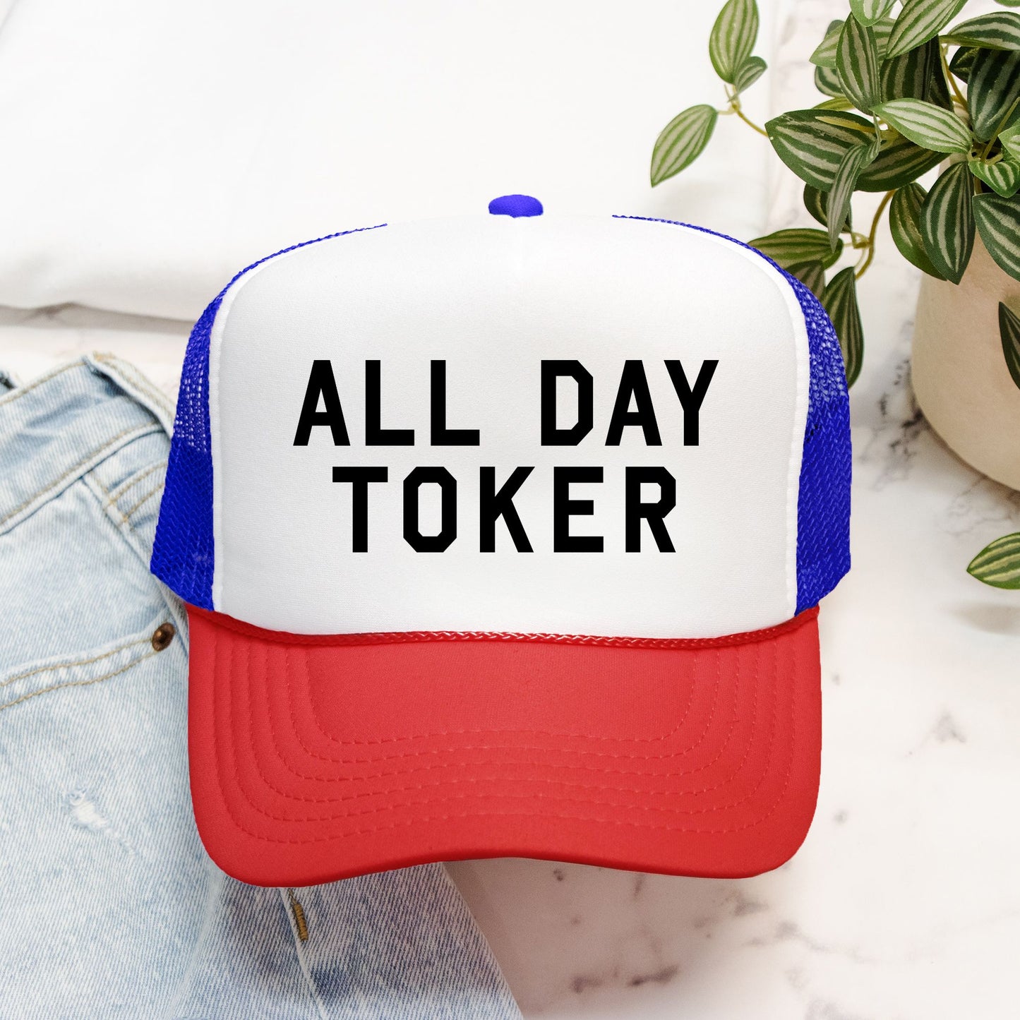 All Day Toker - trucker hat (black)