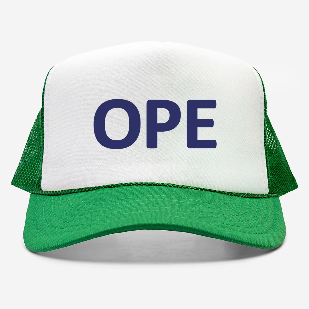 Ope - retro trucker hat