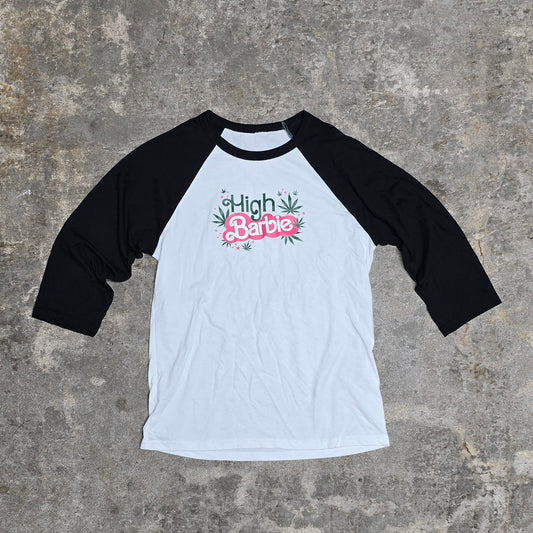 High Barbie - baseball tee