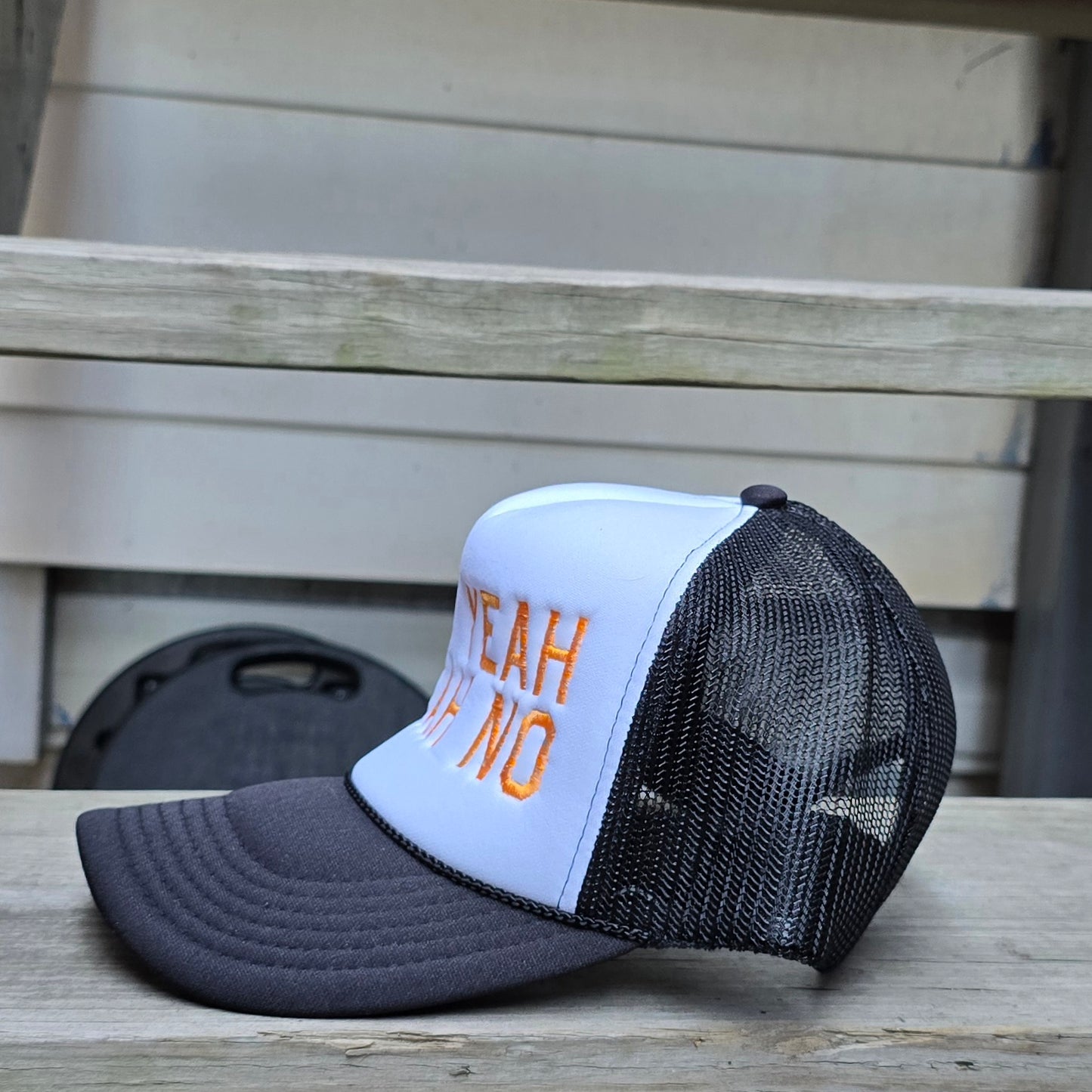 No Yeah Yeah No - retro trucker hat