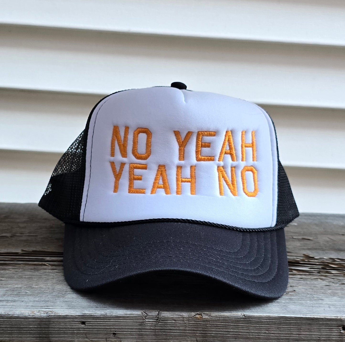 No Yeah Yeah No - retro trucker hat
