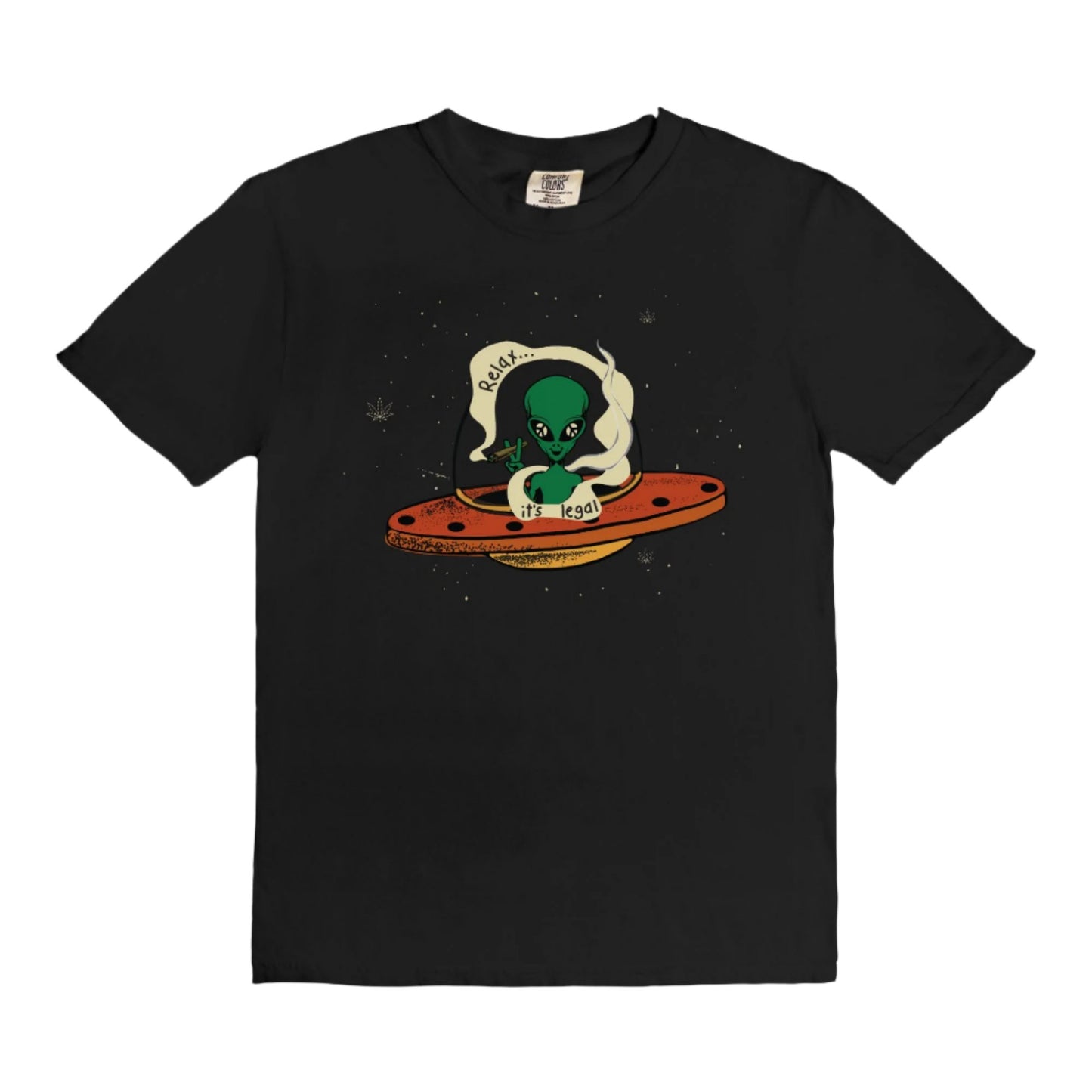 Relax, It's Legal Alien - vintage style tee