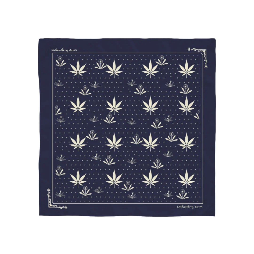 Weeds - bandana (blue)