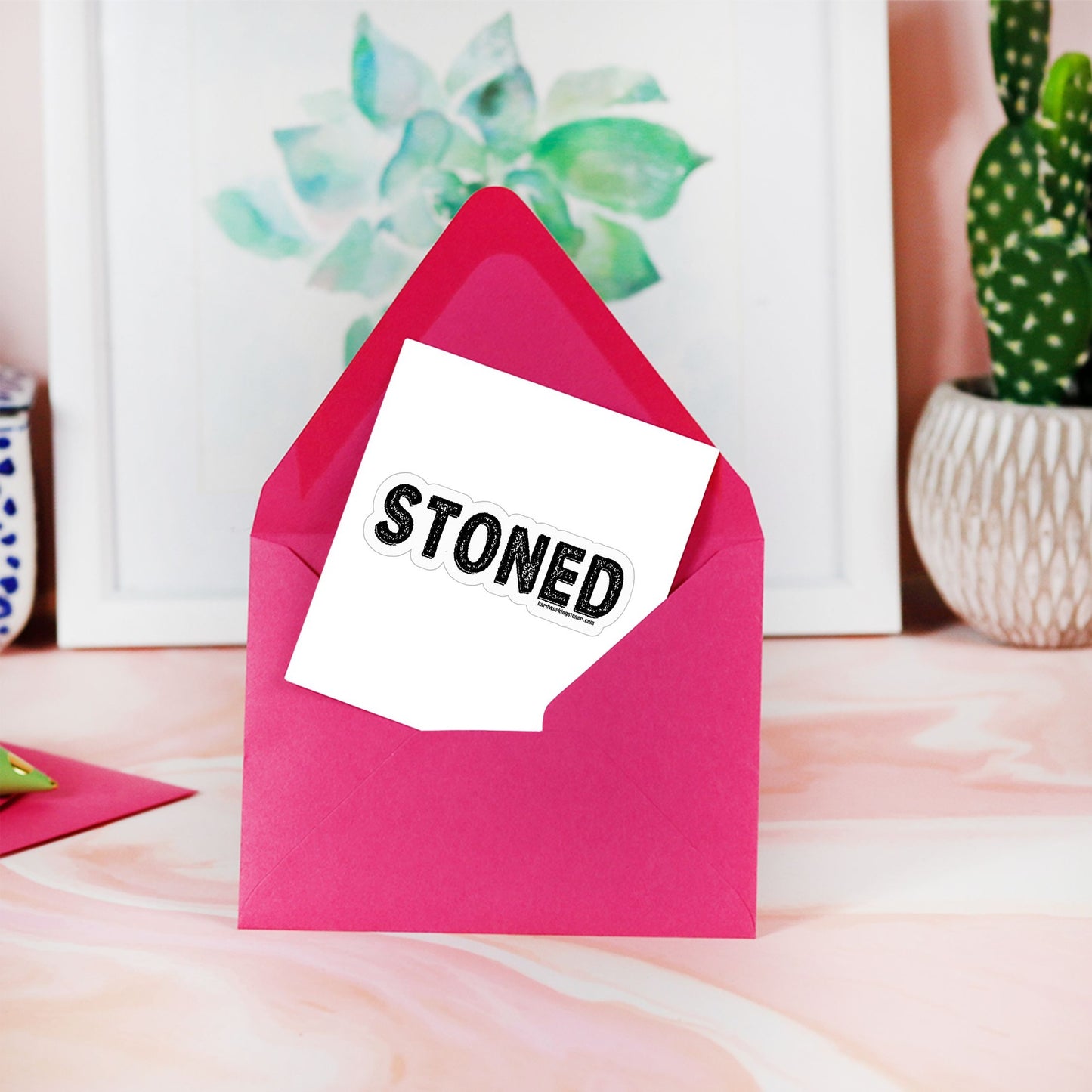 STONED - vinyl sticker