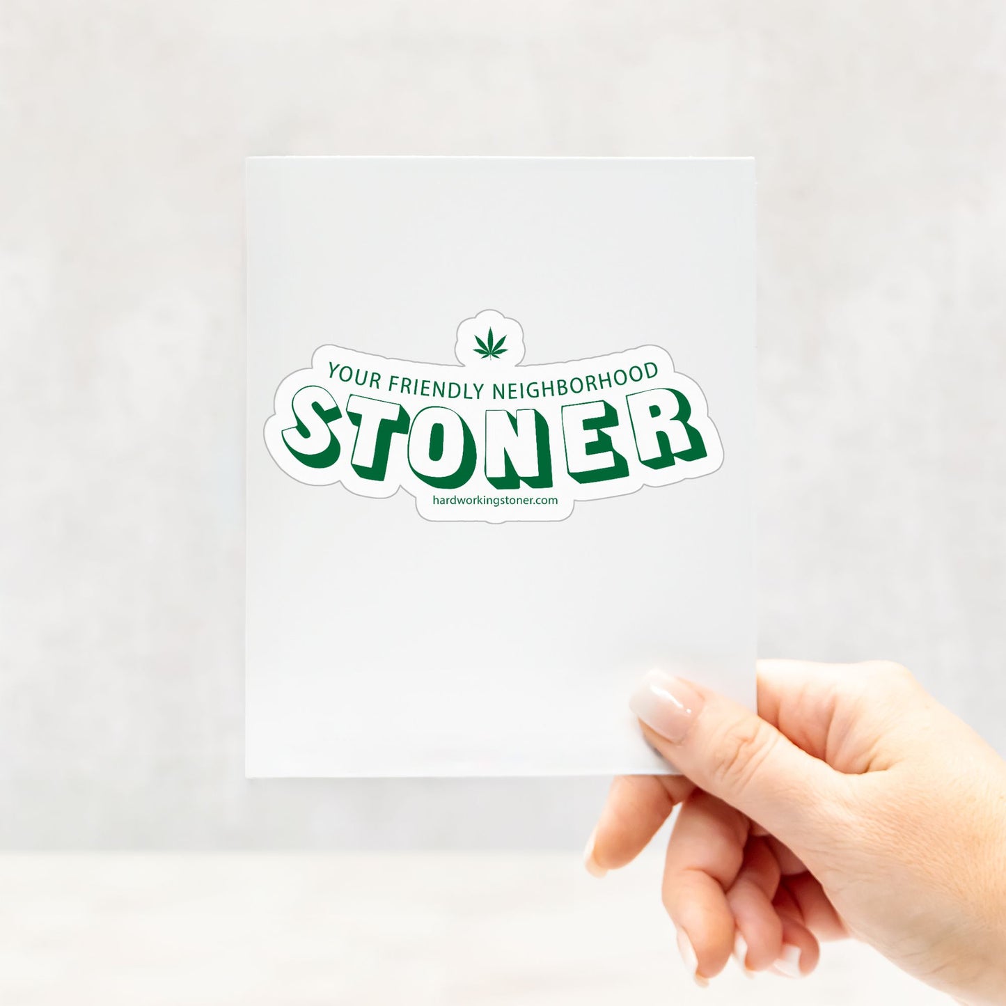 Your Friendly Neighborhood Stoner - vinyl sticker