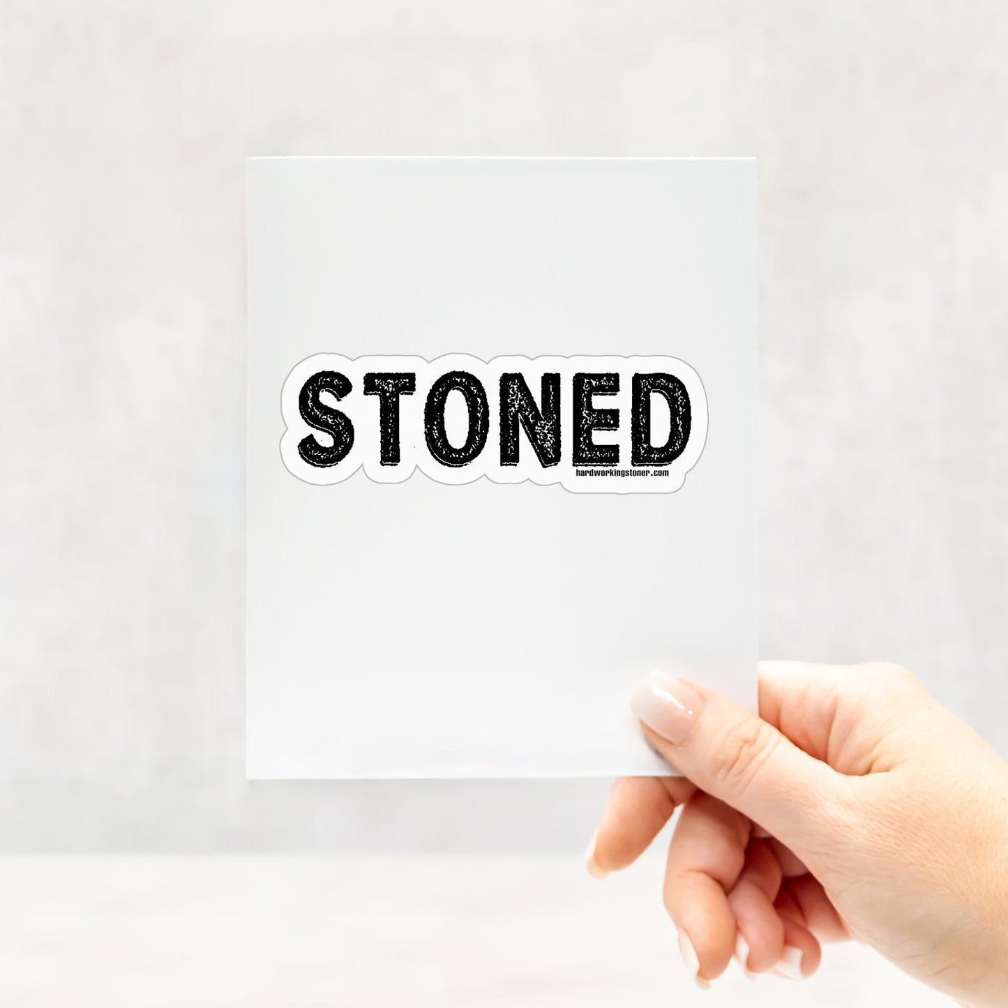 STONED - vinyl sticker