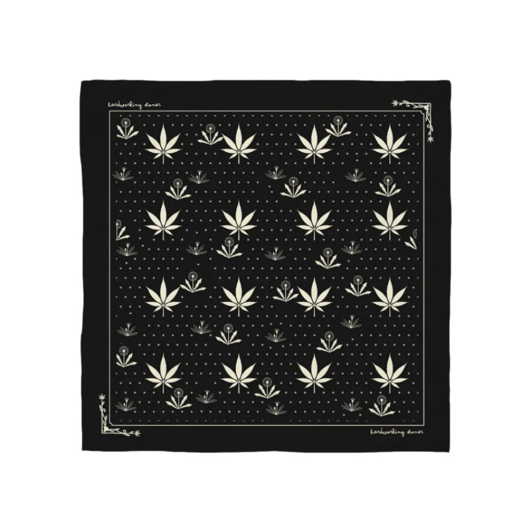 Weeds - bandana (black)