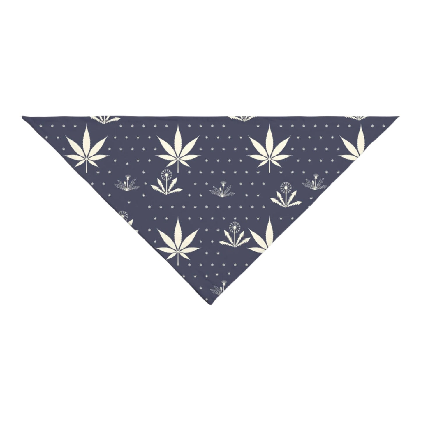 Weeds - pet bandana (blue)