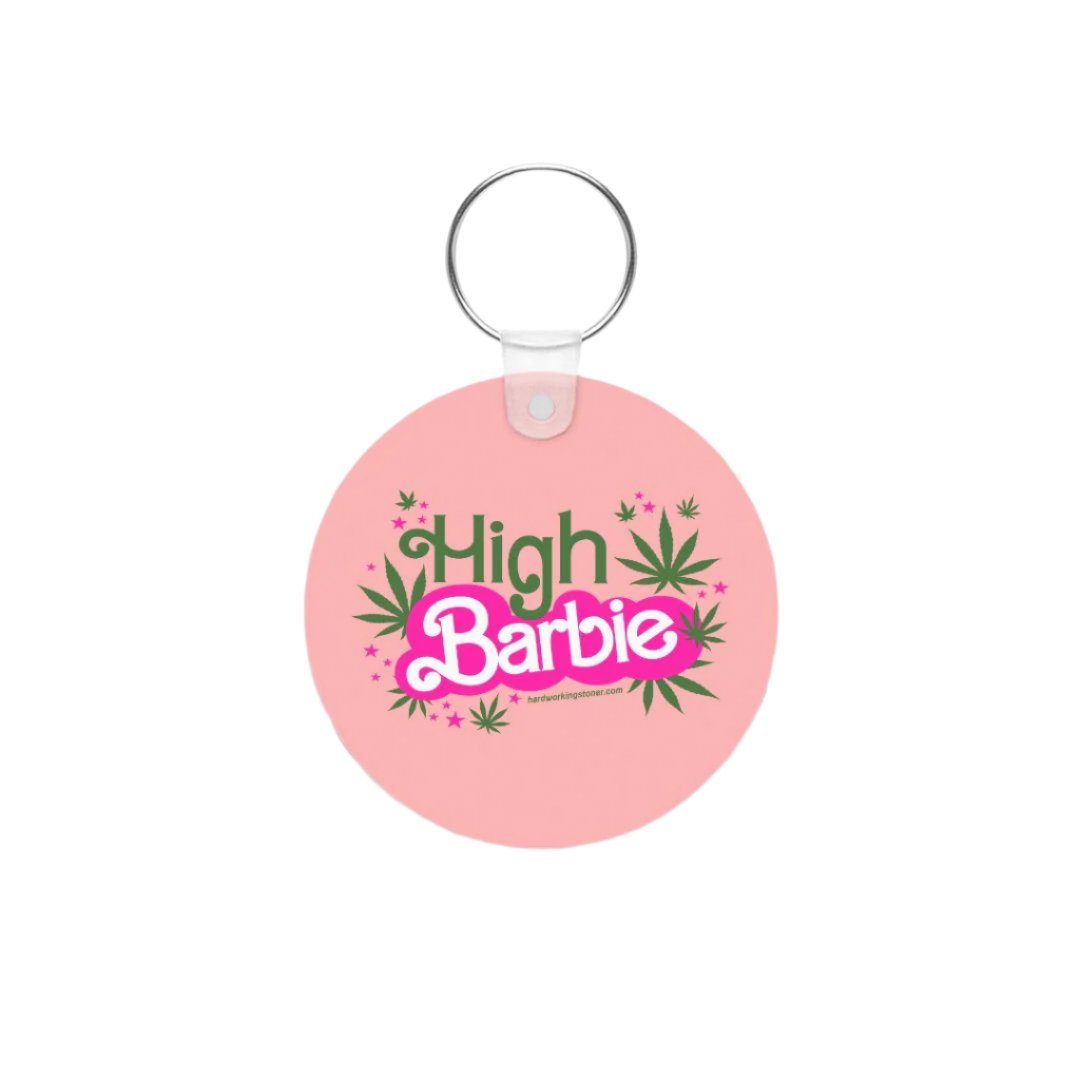 Hi Barbie - retro key chain