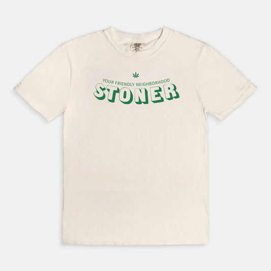 Your Friendly Neighborhood Stoner - vintage style tee