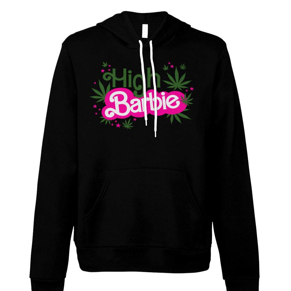 High Barbie - fleece hoodie sweatshirt