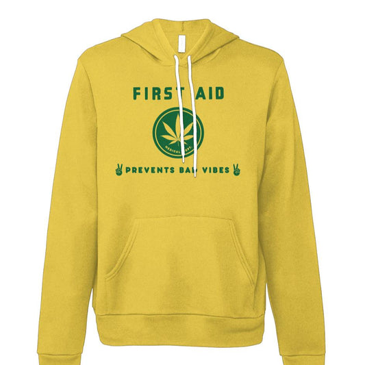 First Aid Good Vibes - fleece hoodie sweatshirt