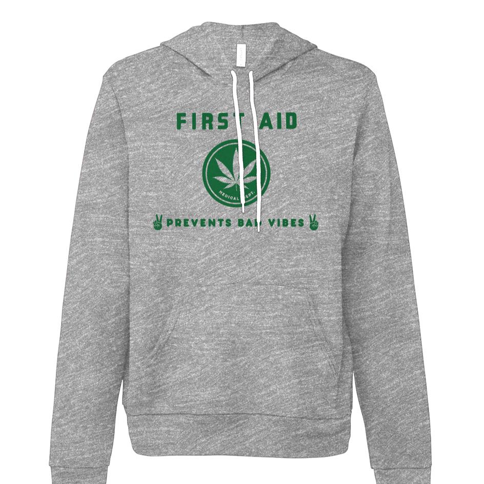 First Aid Good Vibes - fleece hoodie sweatshirt