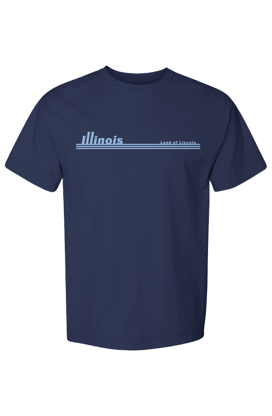 Retro Illinois License Plate - unisex tee