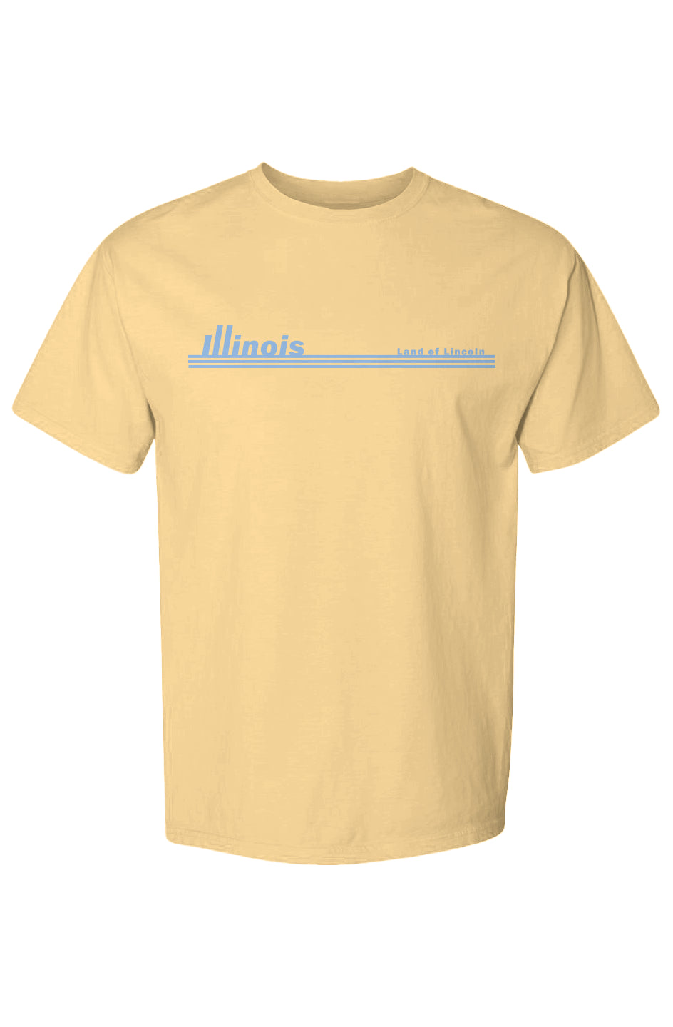 Retro Illinois License Plate - unisex tee