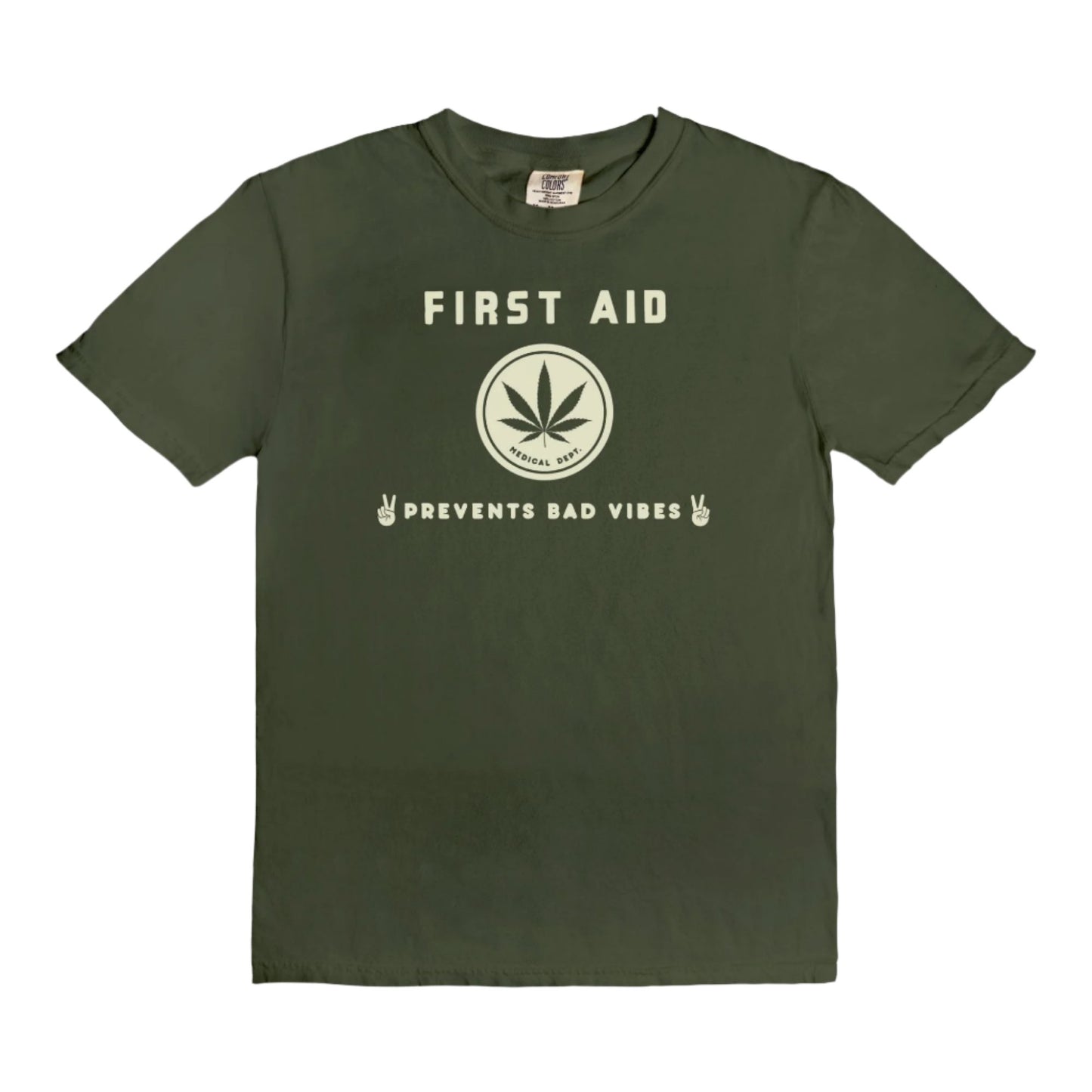 First Aid Good Vibes - vintage style tee