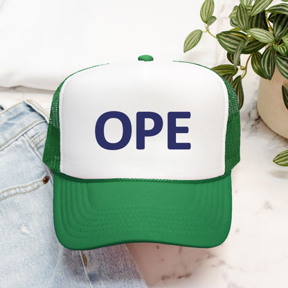 Ope - retro trucker hat