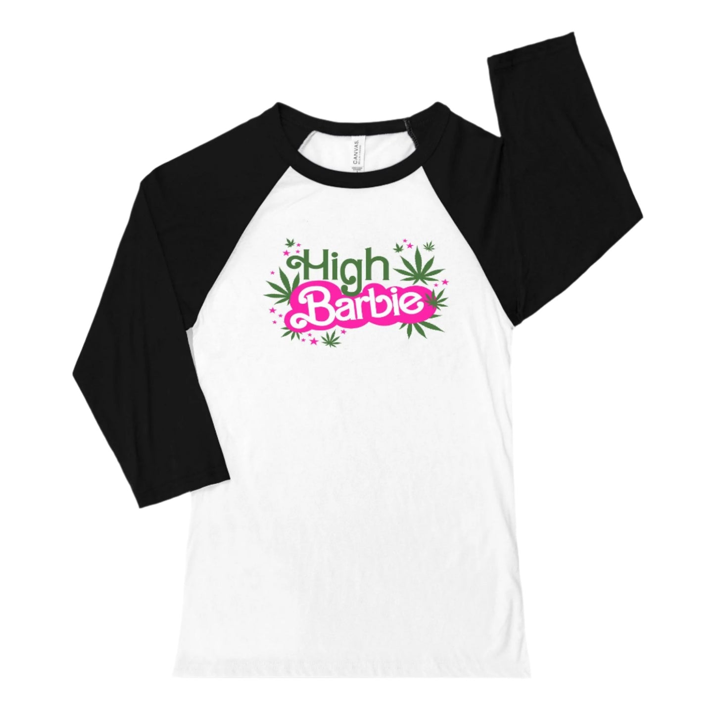 High Barbie - baseball tee