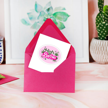 High Barbie - vinyl sticker