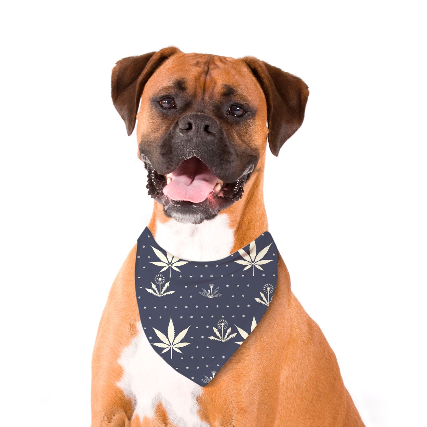 Weeds - pet bandana (blue)