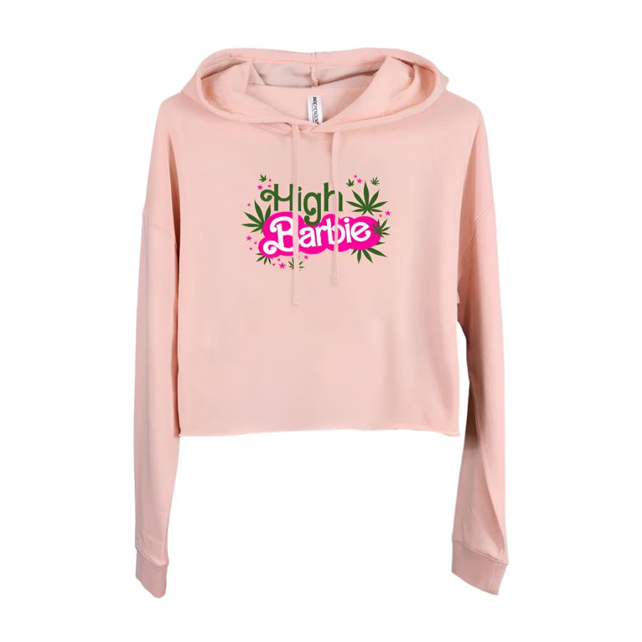 High Barbie - cropped hoodie