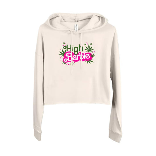 High Barbie - cropped hoodie