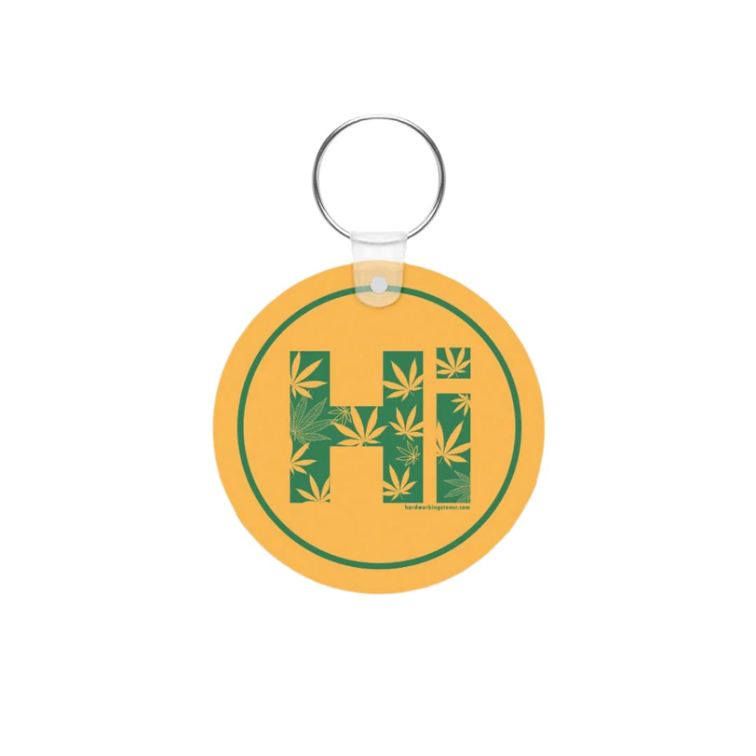 Hi - retro key chain