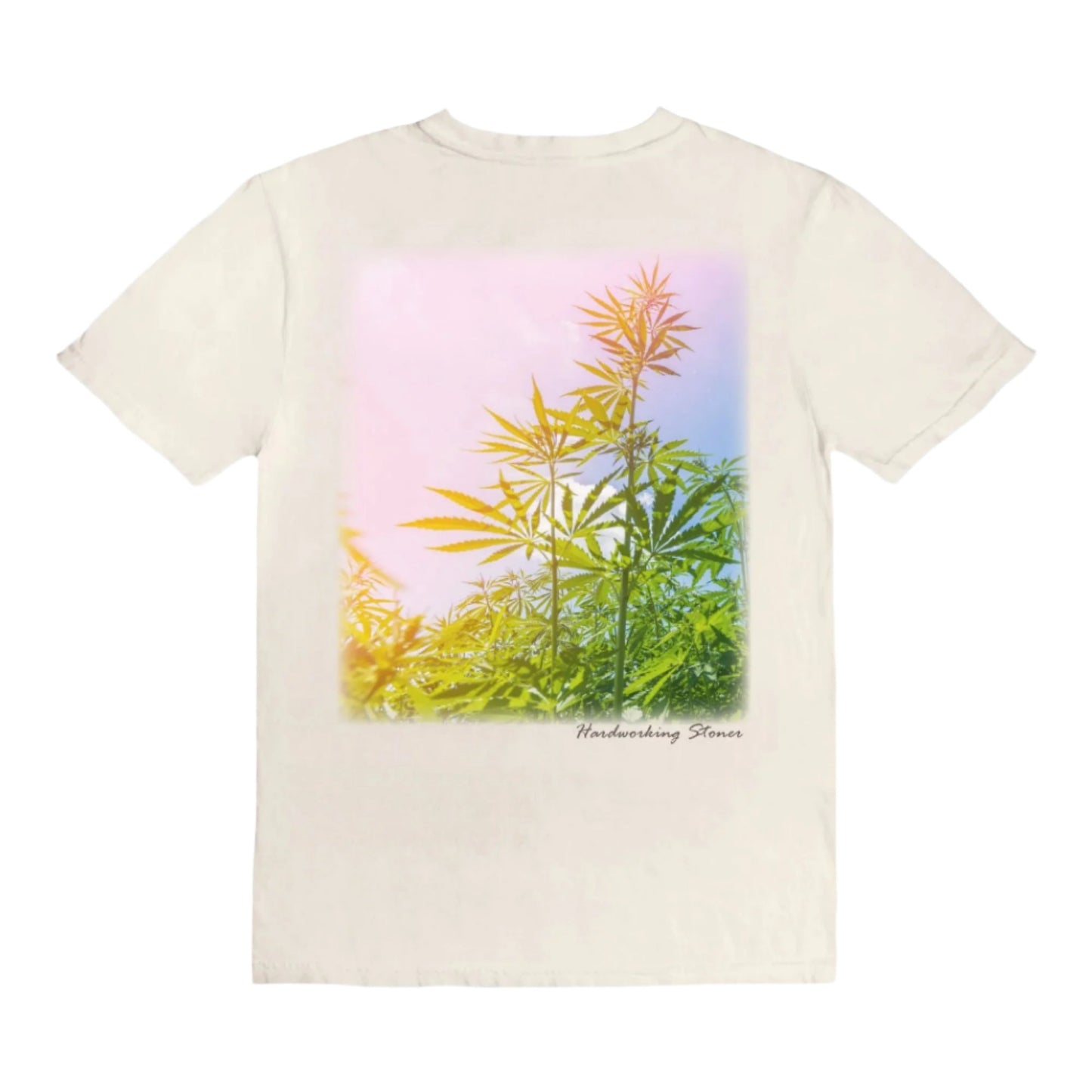 Dreamy Weed Field - vintage style tee