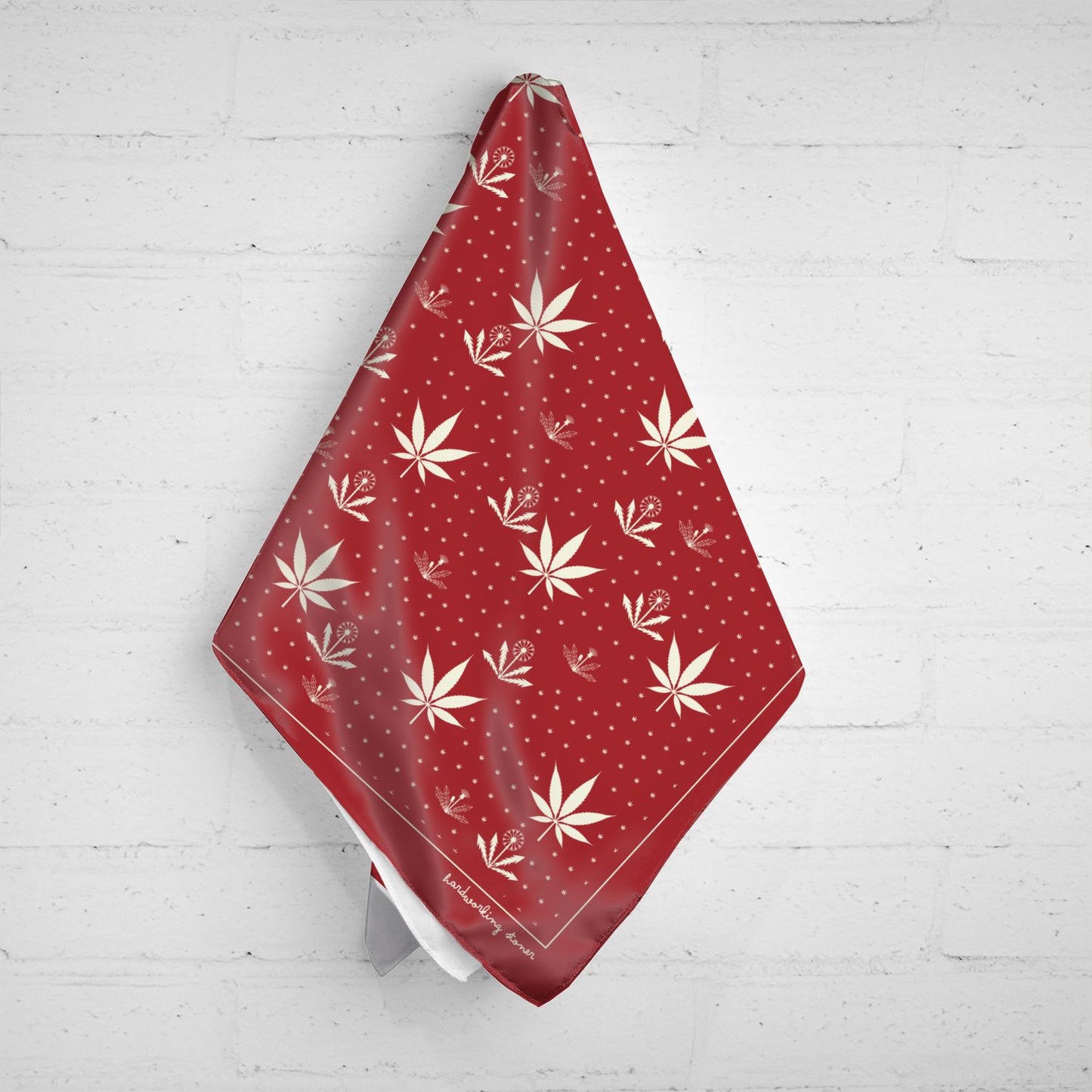 Weeds - bandana (red)