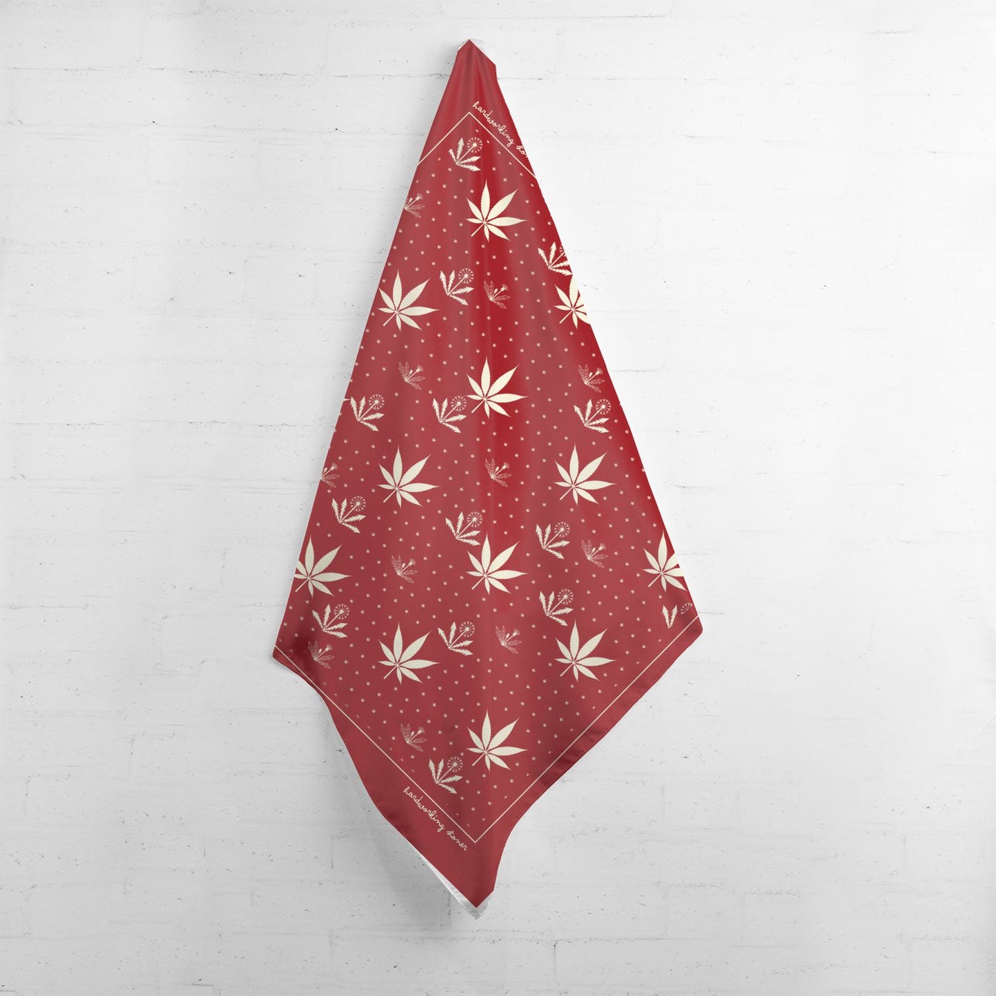 Weeds - bandana (red)