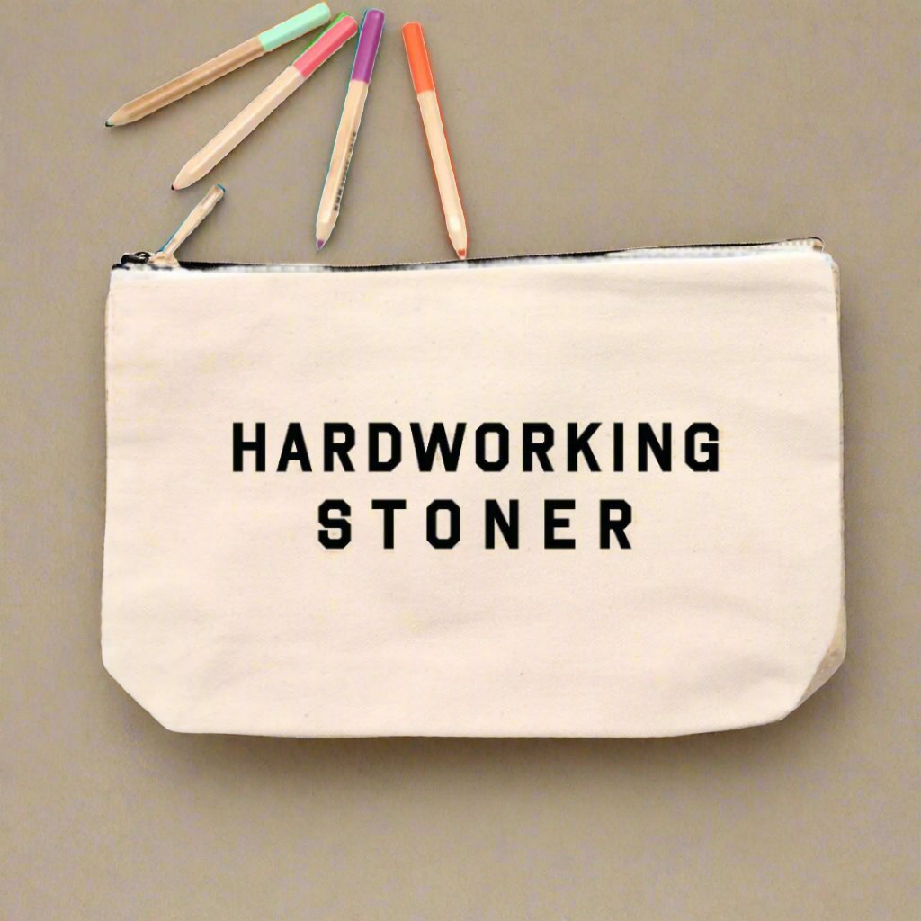 Hardworking Stoner - stash bag