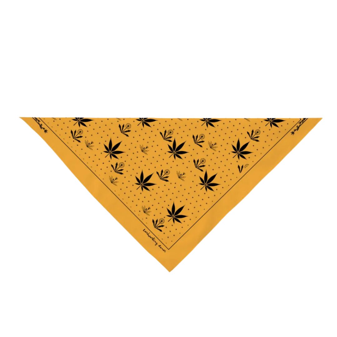 Weeds - bandana (mustard yellow)