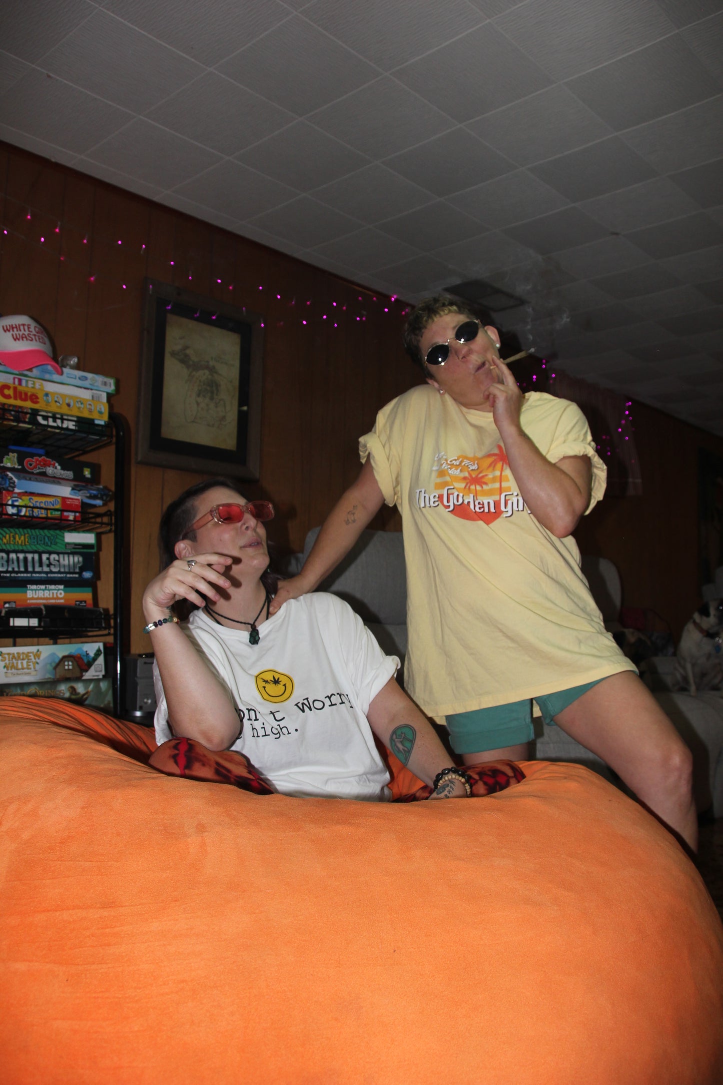 Let's Get High and Watch the Golden Girls - unisex tee