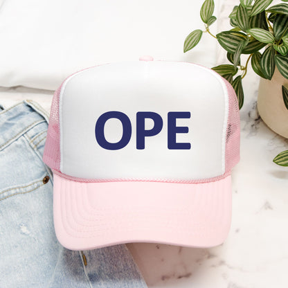 Ope - retro trucker hat