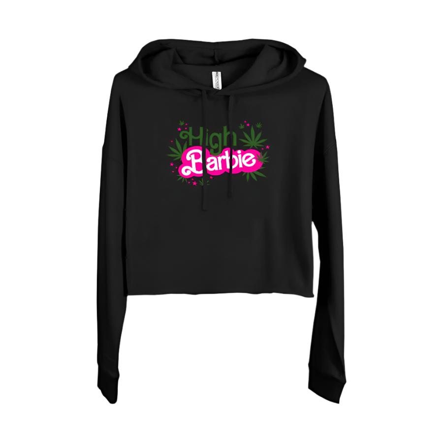 High Barbie - cropped hoodie