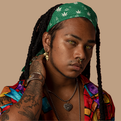 Weeds - bandana (green)