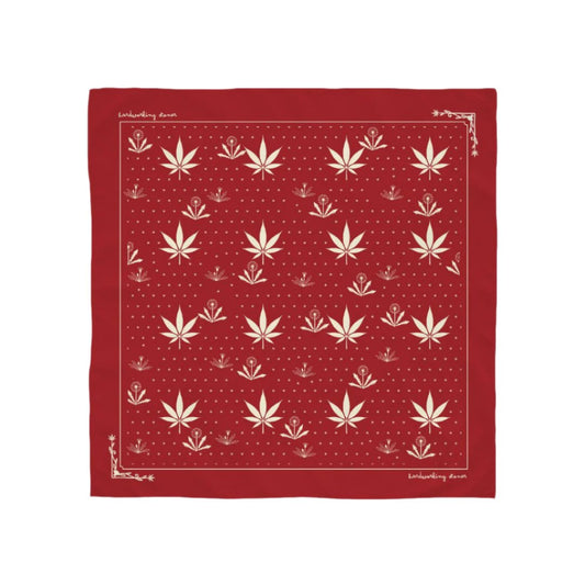 Weeds - bandana (red)