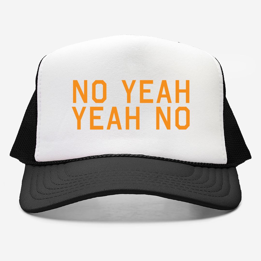 No Yeah Yeah No - retro trucker hat