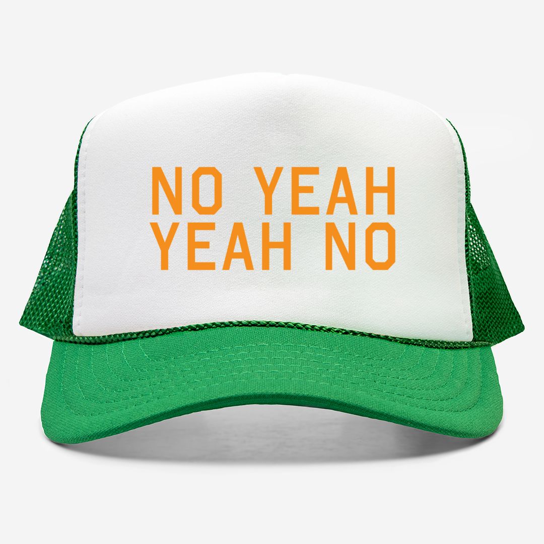 No Yeah Yeah No - retro trucker hat