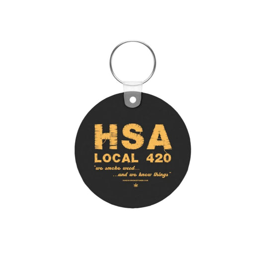 HSA Local 420 - retro key chain