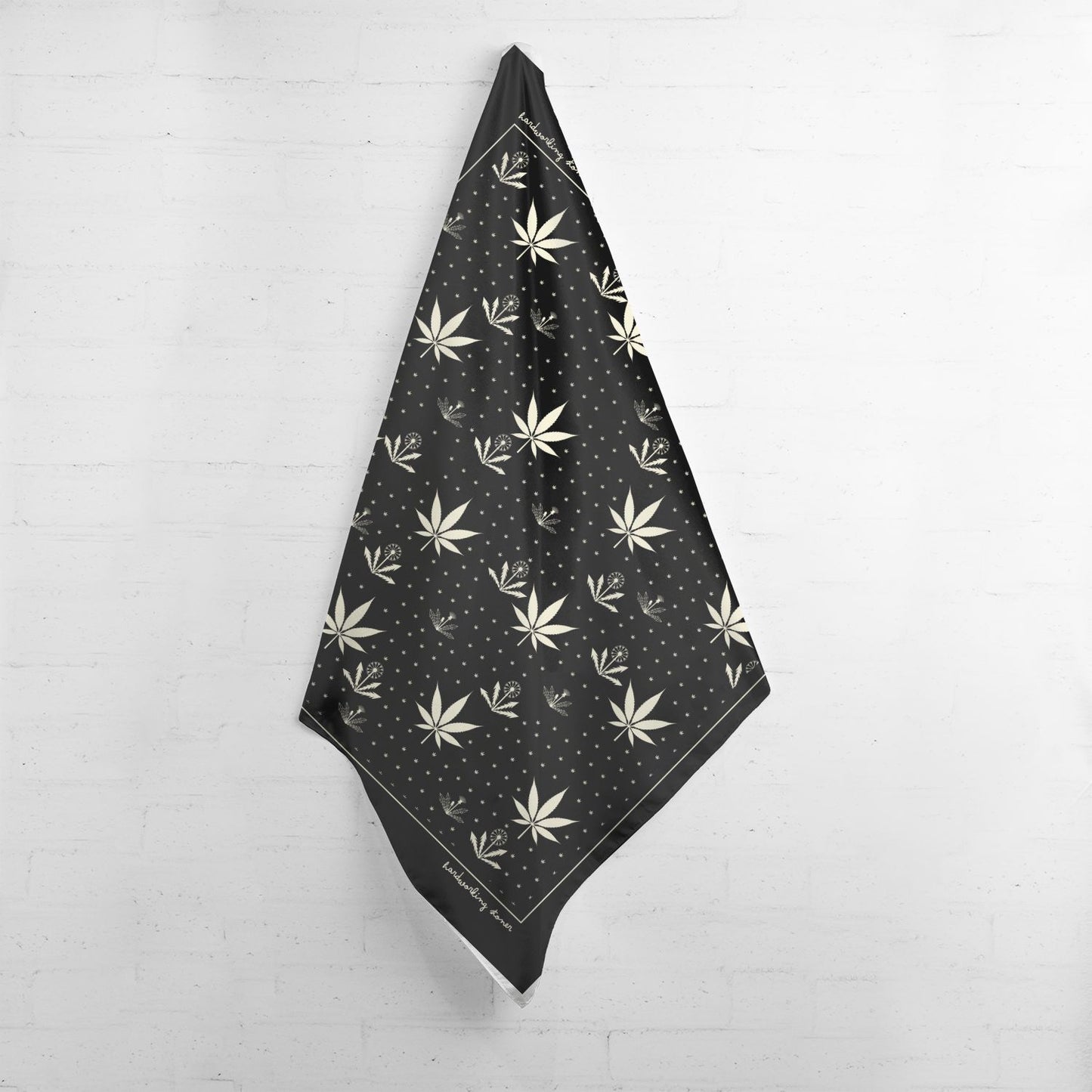 Weeds - bandana (black)