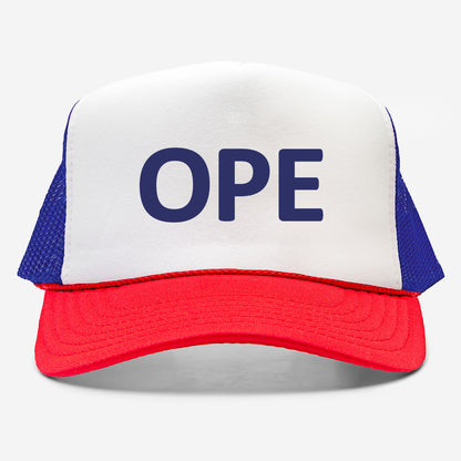 Ope - retro trucker hat